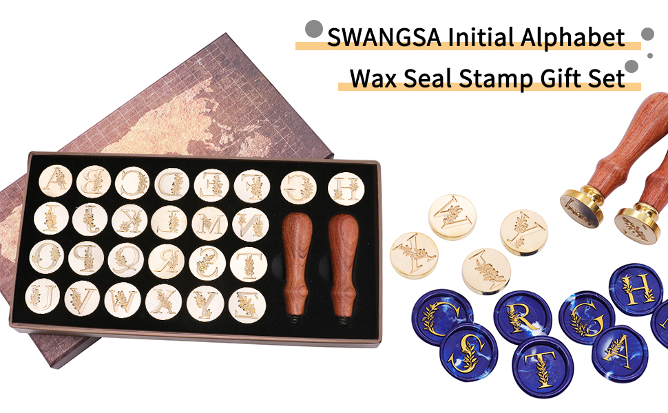 letter wax seal stamp